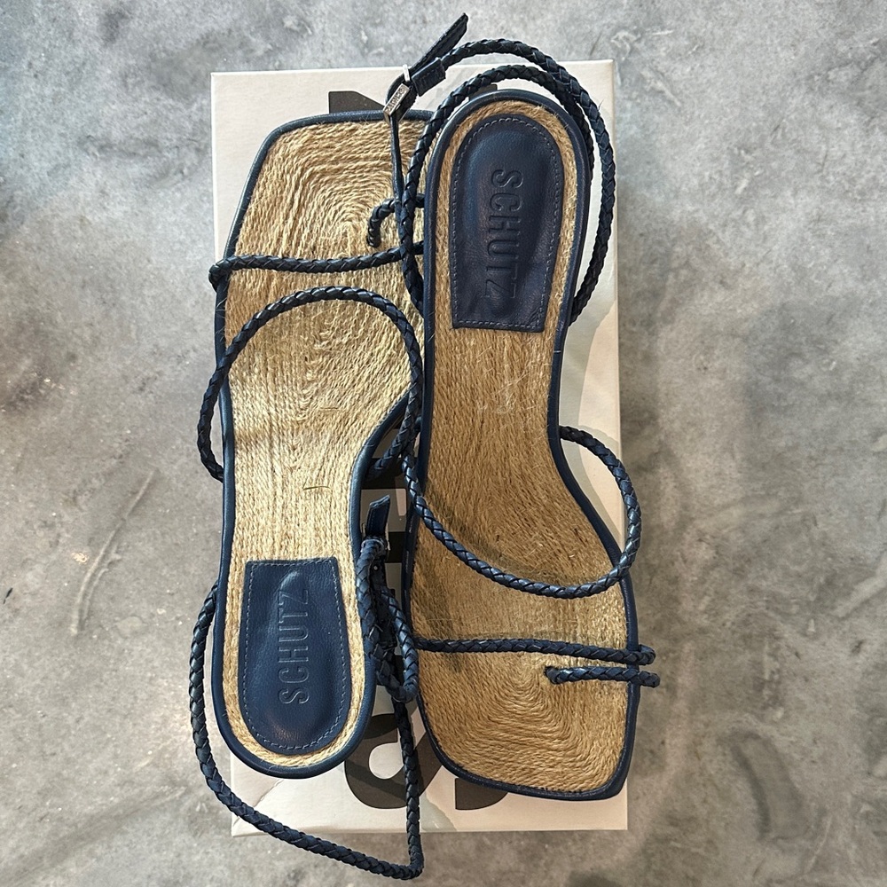 SCHUTZ Dark Blue Women's Sandals
